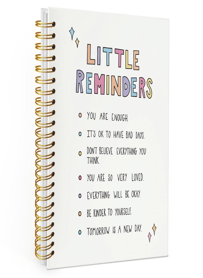 Wheatwin Inspirational Motivational Gifts for Women Girls Students Teachers, Little Reminders Notebook Journal, Mental Health Journal, Employee Appreciation Gifts 5.5x8.3 - Image 1